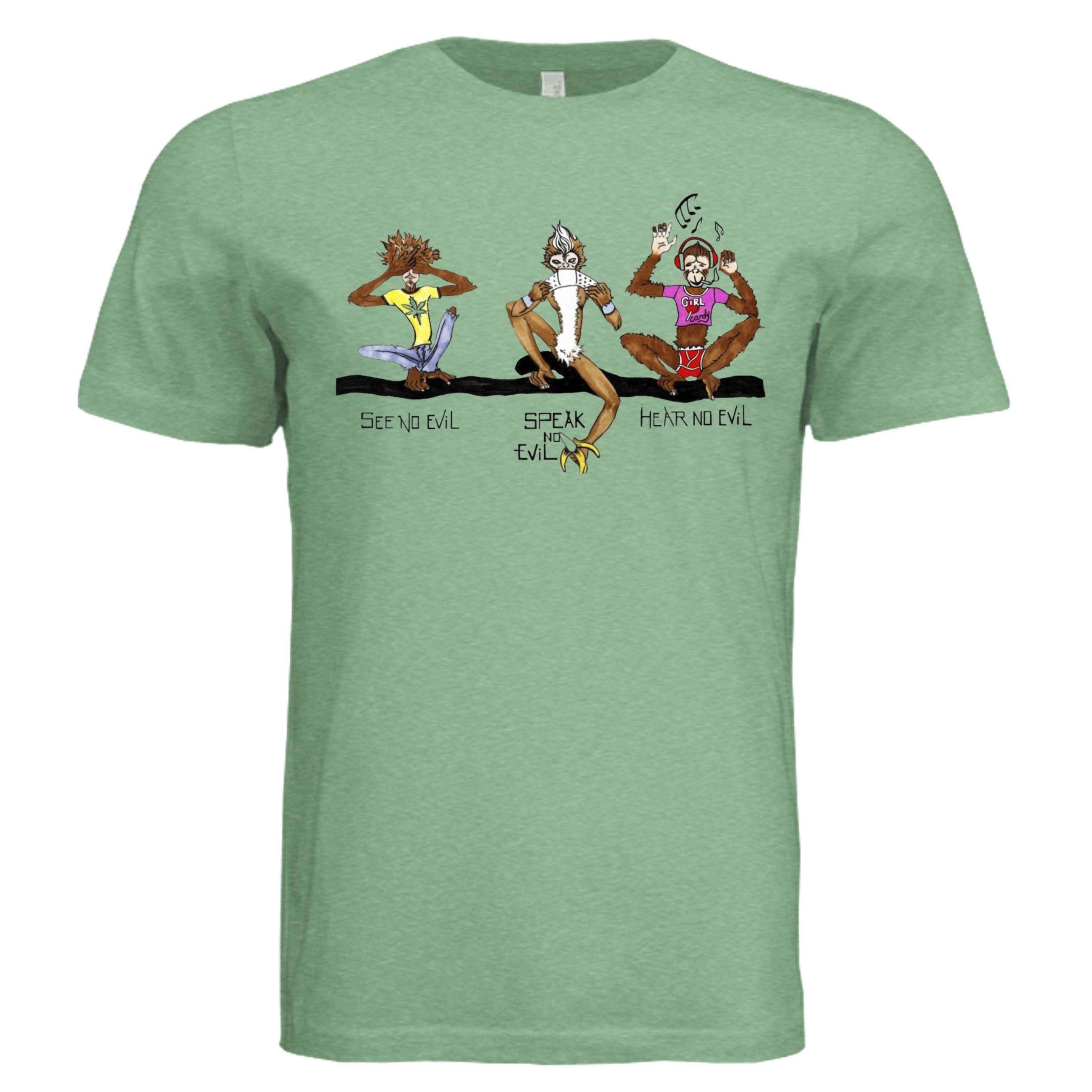 GREEN TRIBLEND - 3413C - FRONT